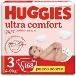 Huggies Ultra Comfort Windeln größe 3 | 168 Stück