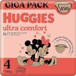Huggies Ultra Comfort Windeln größe 4 | 150 Stück