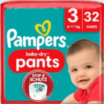 Pampers Baby Dry Pants Windelhosen größe 3 | 32 Stück