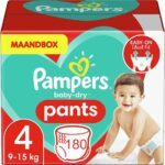 Pampers Baby Dry Pants Windelhosen größe 4 | 180 Stück
