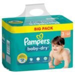 Pampers Baby Dry Windeln größe 3 | 80 Stück