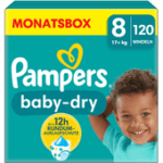 Pampers Baby Dry Windeln größe 8 | 120 Stück