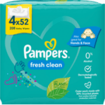 Pampers Fresh Clean Feuchttücher  | 208 Stück