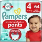 Pampers Premium Protection Pants Windelhosen größe 4 | 64 Stück