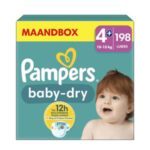 Pampers Baby Dry Windeln größe 4 | 198 Stück