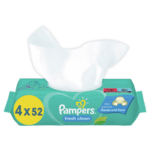 Pampers Fresh Clean Feuchttücher  | 208 Stück