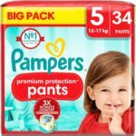 Pampers Premium Protection Pants Windelhosen größe 5 | 34 Stück