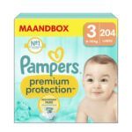 Pampers Premium Protection Windeln größe 3 | 204 Stück