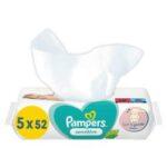 Pampers Sensitive Feuchttücher  | 260 Stück