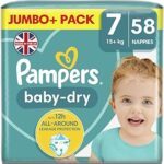 Pampers Baby Dry Windeln größe 7 | 7 Stück