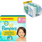 Pampers Premium Protection Windeln größe 4 | 174 Stück